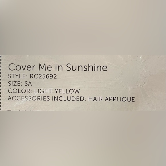 Revolution Ballet Costume “Cover Me in Sunshine” - Picture 7 of 7